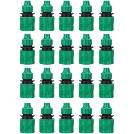20 Pieces Water Connectors, 4/7 Quick Connect Hose Connector, Garden Irrigation Water Hose Connector, Watering Device Fittings (1/5)