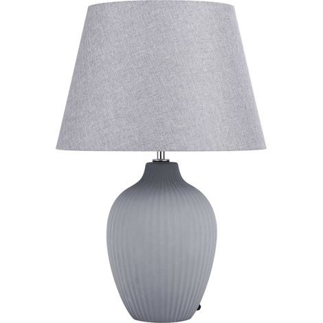 Table Lamp FERGUS Ceramic Grey