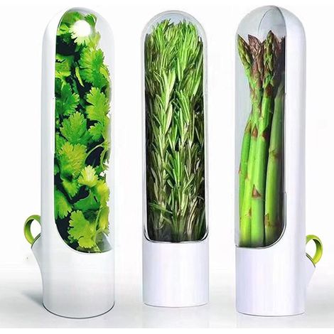 CSPARKV Best Keeper for Freshest Produce, Produce Saver Containers for Refrigerator, Breathable Fresh Herb Storage Container (1/5)