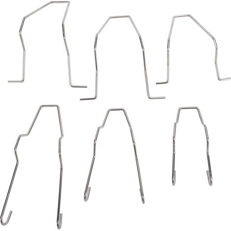 Clip d'ampoule de voiture en acier inoxydable, 6 pièces, ressort de retenue de phare résistant aux rayures pour ampoules H1 H3 H4 H7. (1/5)