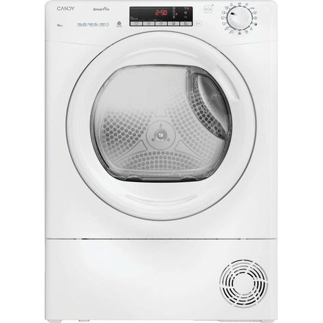 Candy CRO EH10N2TE-S Smart Pro Asciugatrice Pompa di Calore 10 Kg Classe D Wi-Fi 64 dB (85x59.6x58.5 cm) colore Bianco