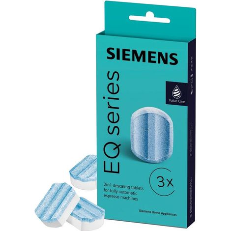 Pastillas descalcificadoras Siemens EQ. Series 2 en 1 00312094 / TZ80002A / 00576693 (3 uds.) (1/3)