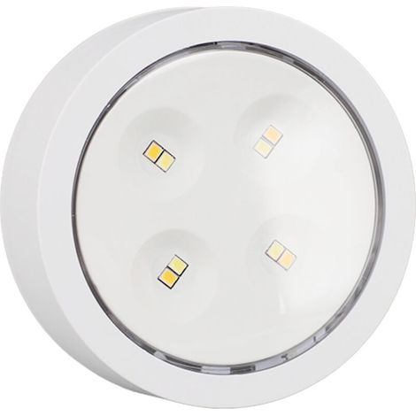 Lampe LED ABS avec télécommande, 3 pièces, lampe de nuit, décoration de la maison, pour armoire de cuisine (1/5)