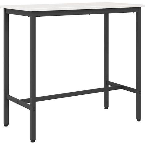 Mesa 100 x 50 x 91 cm Madera Ingenierizada y Acero vidaXL