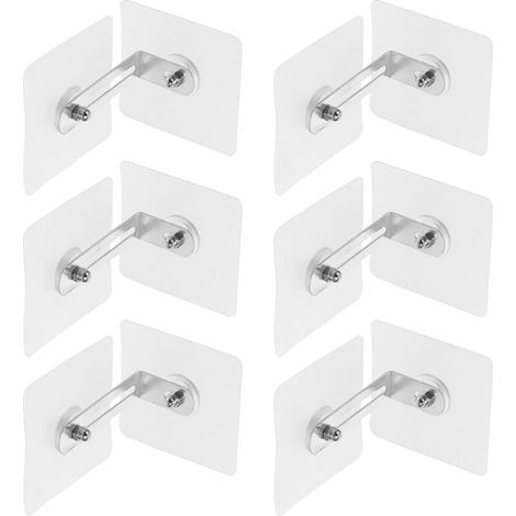 Homoyoyo Lot de 6 chevilles adhésives anti-basculement, en PVC et (1/5)