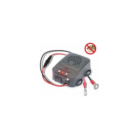Répulsif à ultrasons pour voitures, répulsif électronique pour souris et martres avec lumières LED clignotantes pour voitures, granges et cuisines. (1/5)