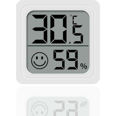 1pc Hygromètre Maison Chambre Bébé Sec et Humide Refroidissement et Chauffage Thermomètre Voiture Température et Humidité Simple Mini Hygromètre Électronique (1/4)