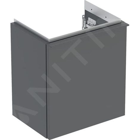 Geberit iCon, armoire basse pour lave-mains, 1 porte à gauche, (1/2)