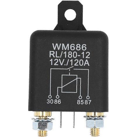 Compatible avec les relais de solénoïde de démarreur en cuivre et en ABS, ce produit peut remplacer un relais de solénoïde de démarreur automobile 12 V CC 120 A. (1/4)