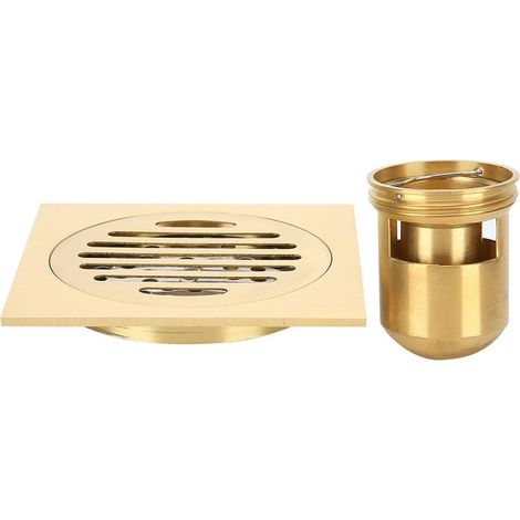 Égouttoir eau laiton anti-odeur – salle bain – accessoire quincaillerie – douche ménage (1/5)
