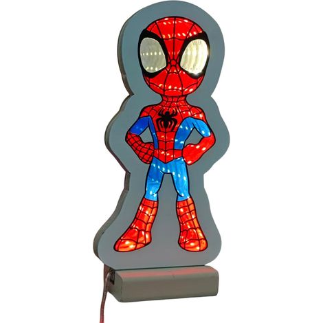 Luce decorativa Spider-Man 20cm Multicolore Peraga Christmas