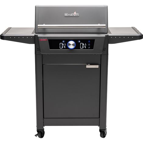 Barbecue électrique connecté 8 convives – Smart Precision – Technologie Tru-Infrared – Auto-Clean – Acier anthracite – Char-Broil (1/5)