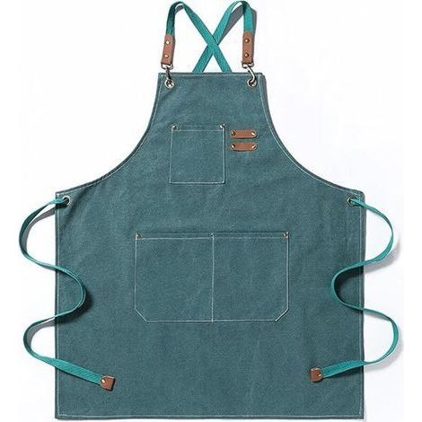 Rapanda – Waterproof Cotton Canvas Kitchen Apron – 3 Multi-Purpose Pockets – Adjustable for a Comfortable Fit – 68x78cm (1/5)