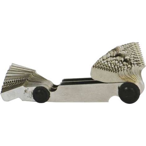 Multirex – Jauge de filetage 52 jauges – Plage de mesure 0,25 à 6 mm – Filets par pouce de 4 à 62 – Précision pour métrologie avancée