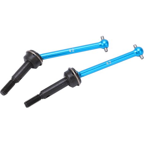 2 arbres de transmission RC 42 mm, arbre de transmission CVD avant pour voiture RC Tamiya XV01 TC01 1/10 (1/5)