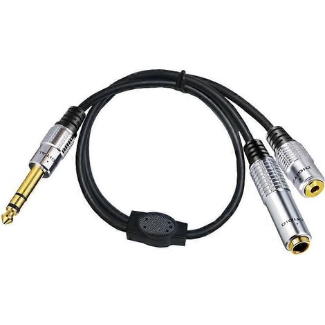 Audio-Splitterkabel 6,35-mm-Stecker auf 6,35-mm-Buchse + 3,5-mm-Buchse (Audiokabel) (1/5)
