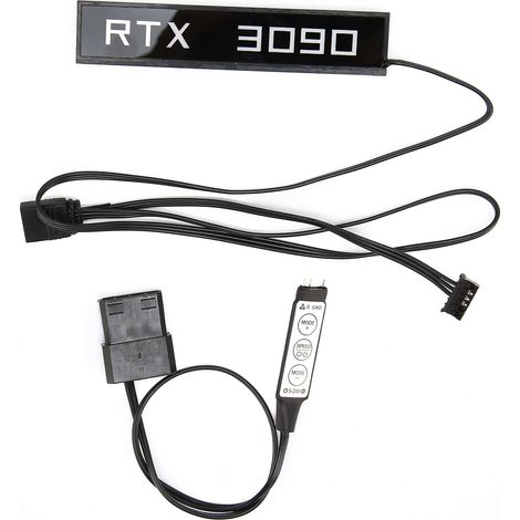 Grafikkarte mit RGB-Beleuchtung (3-Pin + 6-Pin), Beleuchtungseffekte synchronisiert mit dem Mainboard, 5V PC-Zubehör