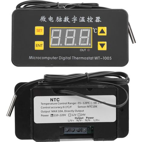 Temperaturregler mit Digitalanzeige und hoher Genauigkeit WT‑1005 ‑55120℃ 110‑220V (1/5)
