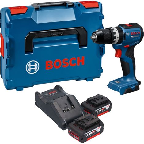 Perceuse-visseuse à percussion sans fil Bosch GSB 18V-52 Professional 18 V 70 Nm sans balais + 2 batteries 5,0 Ah + chargeur + L-Boxx (1/5)