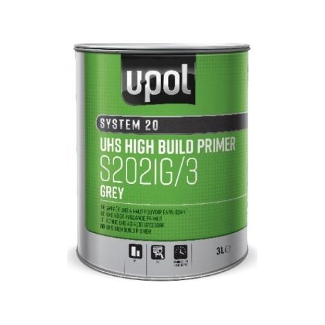 UPOL - Apprêt très garnissant UHS 1L - Gris - S2021G1 - Ce produit de marque UPOL est neuf.