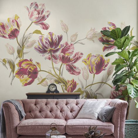 Papier peint panoramique Laura Ashley Gosford 280 x 300cm Multicolore (1/5)