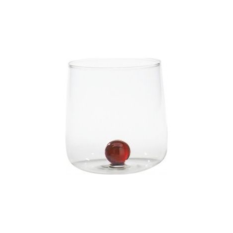 Bilia Tumbler Zafferano en verre borosilicate, lot de 6 pièces, couleur Ambre