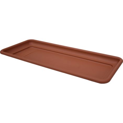 SOTTOVASO FIORIERA MAXI 78X36XH6CM COLOR COTTO