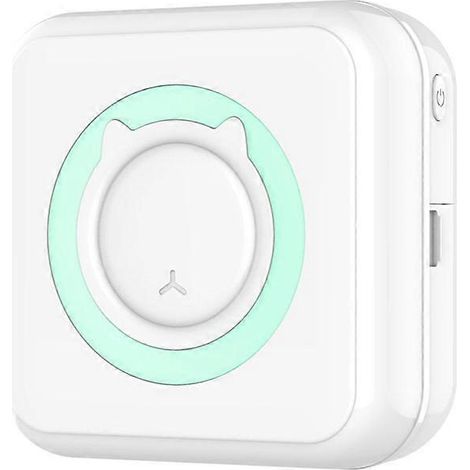 Mini imprimante thermique portable - Sans fil Bluetooth pour iOS/Android, 6 rouleaux de papier, photos/étiquettes/reçus (1/5)