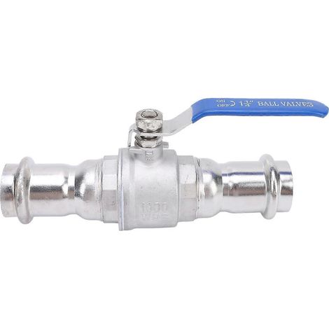 Vanne à bille en acier inoxydable 304, passage intégral, DN32, 1 1/4 pouce, pour applications industrielles (1/4)