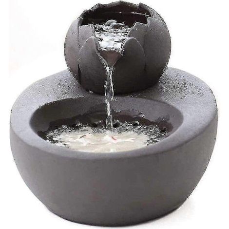 Fontaine à eau pour chats, distributeur d'eau silencieux en céramique, noir, pour chiens et chats, usage quotidien portable.-AquaForge (1/4)