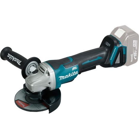 Makita – Mini-meuleuse 18V – Moteur brushless – Contrôle automatique de vitesse – Système anti-redémarrage – Technologie XPT pour extérieur