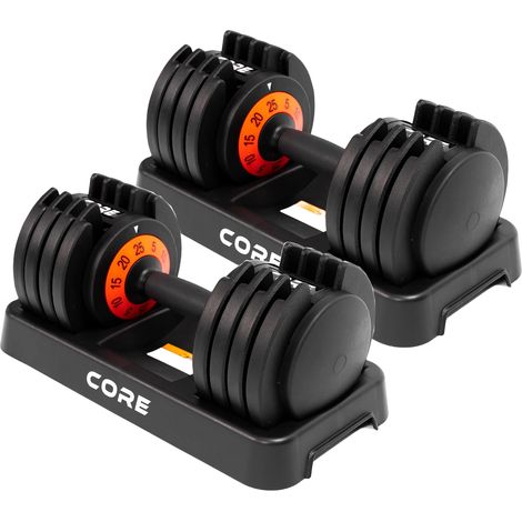 Nordcore 2 x Verstellbare Kurzhantel Core, 50kg (1/5)