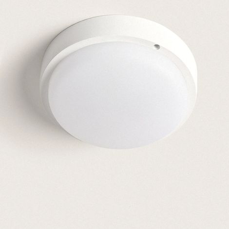 Plafoniera LED 25W Circolare per Esterni Ø175 mm IP65 con Sensore di Movimento Hublot White 6500K Bianco Freddo (1/5)