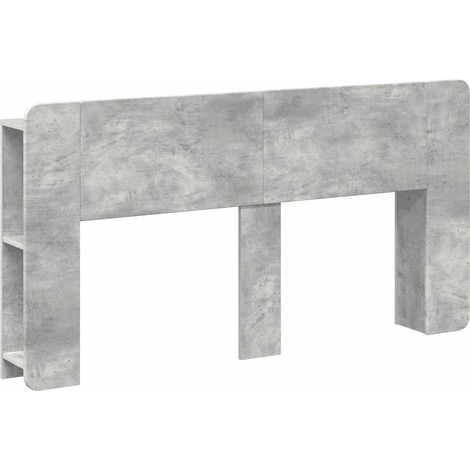 Maison Exclusive - Testata del letto Grigio Cemento Legno ingegnerizzato (1/5)