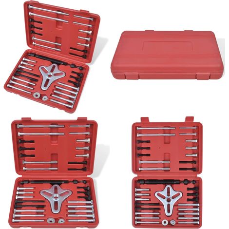 Kit extracteur de moyeu 45 pièces - Outil Mécanique - Outillage Auto - Extracteur De Moyeu - Kit Outils - Garage - Home & Living (1/5)