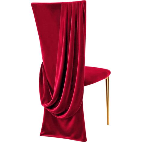 Tenda in poliestere per sedia, ideale per compleanni - Rossa