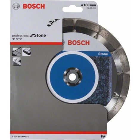 Bosch Disco de diamante Standard for Stone 180x22,23x2x10 mm 2608602600 (1/2)