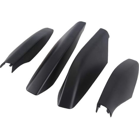 Couvercle de rail coulissant pour barres de toit de voiture, noir mat --