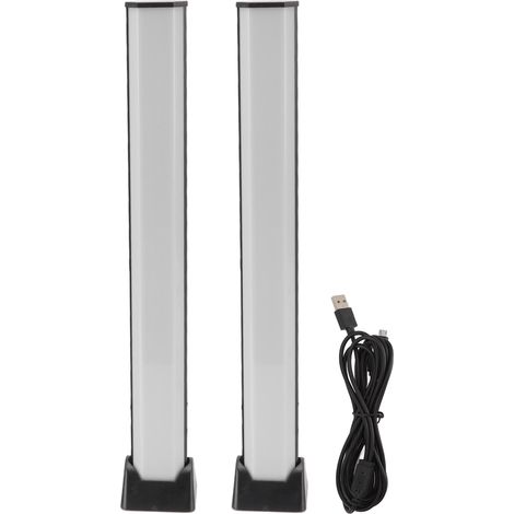 Ortviai Lampe Néon LED Ambiante RGB avec Capteur de Rythme Vocal, Éclairage de Bureau Décoratif et Atmosphérique (1/5)