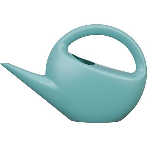 Scheurich Smilla, arrosoir en plastique, couleur : pétrole mat, 33.5 cm de largeur, 9.6 cm de profondeur, 22.2 cm de hauteur, 1.6 l vol.
