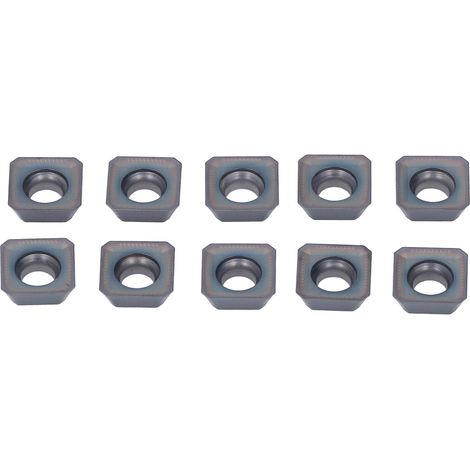 Lot de 10 plaquettes de tournage en carbure revêtu pour fraiseuse CNC (1/5)