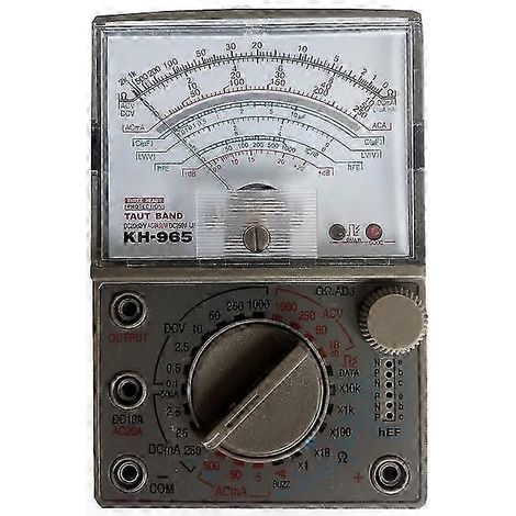 Testeur de voltmètre analogique AC/DC pour mesures électriques (1/4)