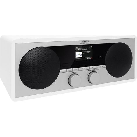 TechniSat DIGITRADIO 451 CD IR Radio de table Internet Internet, DAB+, FM AUX, Bluetooth, USB, WiFi, radio internet avec télécommande, Spotify blanc Y987012 (1/5)