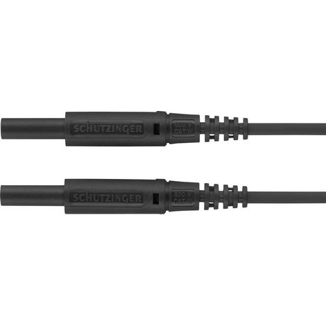 Schützinger Cordon de mesure mâle 2 mm mâle 2 mm 50.00 cm noir 1 pc(s) (1/2)
