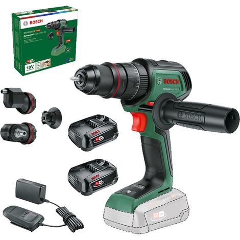 Bosch 06039E2103 18v Combi Drill AdvancedImpact 4 QuickSnap + X2 1.5AH Battery (1/5)
