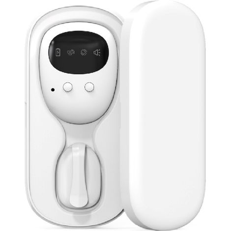 Allarme anti-enuresi wireless con ricevitore e trasmettitore a clip, ricaricabile tramite USB, per bambini e anziani