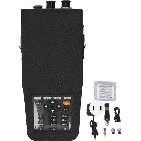 Testeur de fibre optique OTDR 4-en-1, réflectomètre optique avec écran 3,97 pouces, portée 0-60 km, prise US 100-240V, outil de diagnostic réseau (1/5)