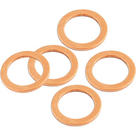 Rondelle joint d'etancheite en cuivre din 7603 a - dtail : 100 m22 x 29 x 1 mm