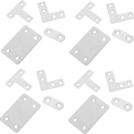 de 22 plaques de renfort d angle droites en acier inoxydable (1/5)