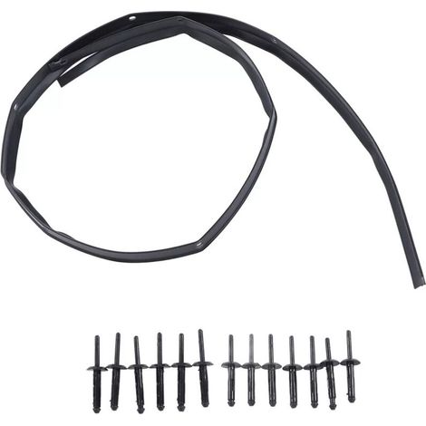 Dichtungsleiste für die Motorhaube, Stoßstangendichtung mit Nieten 68051392AB Ersatzteil für Dodge Challenger 2008-2022 (1/4)